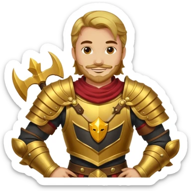 je voudrais des emoji sur le thème médiévale kaamelott chevalier dans un contexte d'un serveur discord dédié à league of legends sticker
