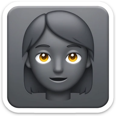 user picture placeholder, dark grey sticker