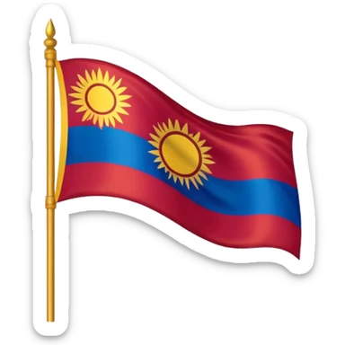 Tibet flag sticker