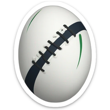 rugby ball sticker
