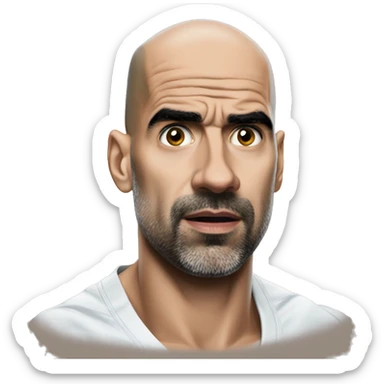 pep guardiola boxing sticker