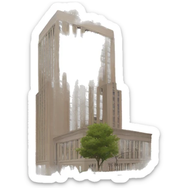 nashville at&t building sticker