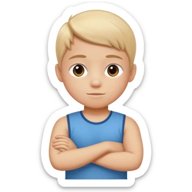 The 6 7 kid doing the 6 7 trend. sticker