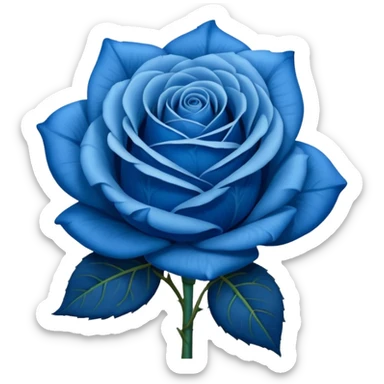i need this type of blue flower  🌹  but the red prt should be blue sticker