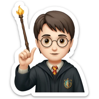 Harry potter eliyle nah çeksin sticker