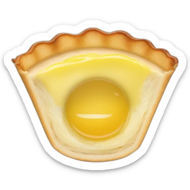 cantonese egg tart sticker