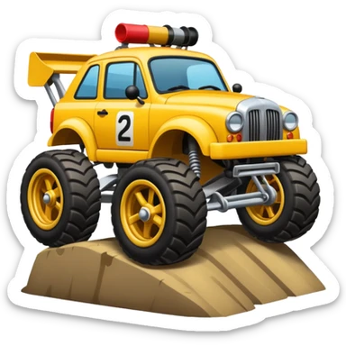 Hill climb racing 2 emojs sticker