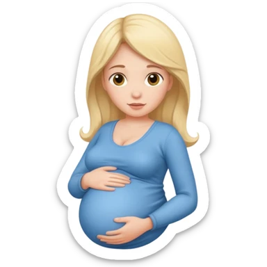 Pregnant Argenti from Honkai Star Rail sticker