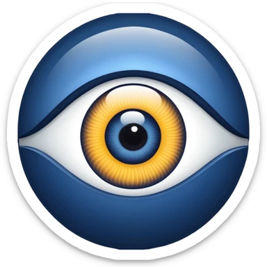 Slight appears as a wide slit-shaped eyeball, with a hypnotic pattern inside of it of white and black colors, going in an inwards direction. It constantly emits a dark blue light which makes it very easy to spot in rooms before it. sticker