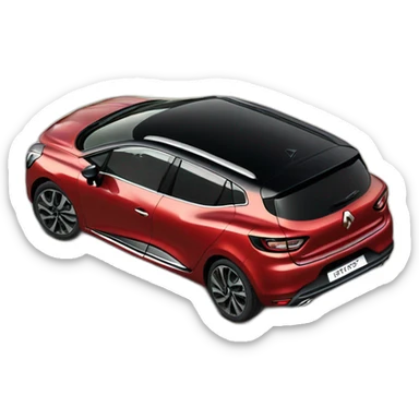 Renault clio break 2019 rouge sticker