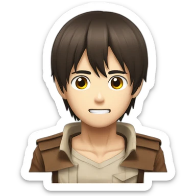 Eren from Attack on Titan sticker