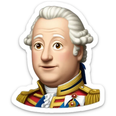 King George III sticker