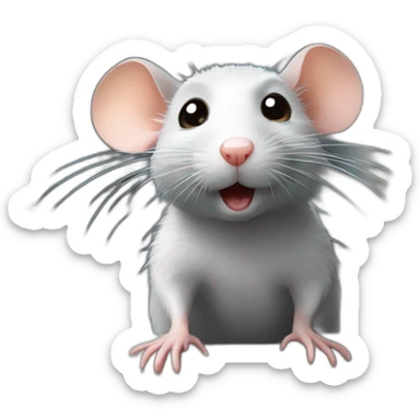 rat in saint petersburg sticker