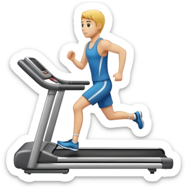 Treading mill sticker