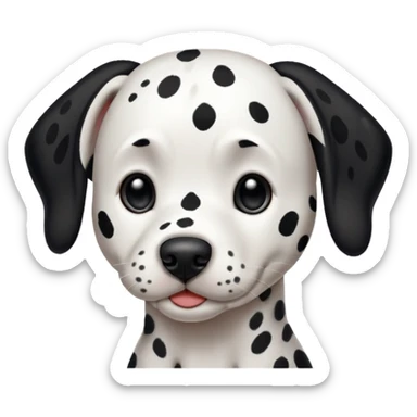 Dalmatian dog sticker