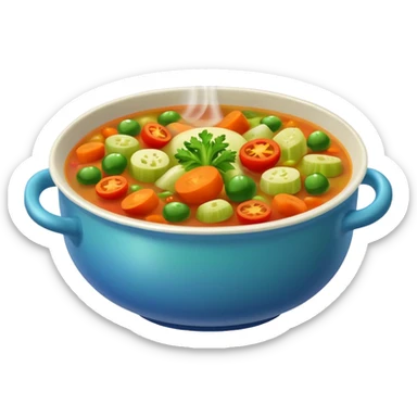 veggie soup sticker