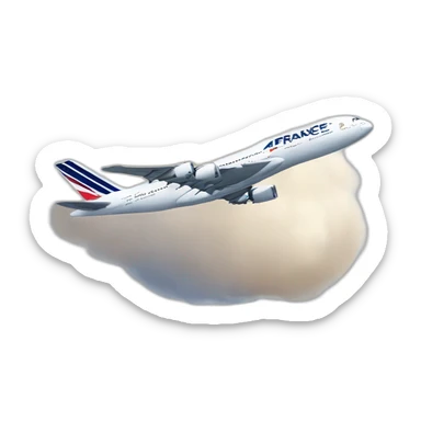 airbus a380 air france sticker