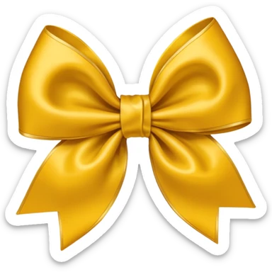 Deep-dark-burnt-brownish-bronze-marigold-sungold-golden-gold-Mustard-yellow bow sticker