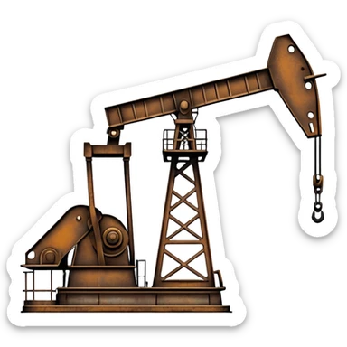 Pumpjack sticker