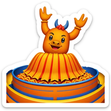 El Toro Loco best view  sticker