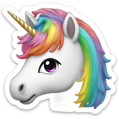 Rainbow-Unicorn sticker
