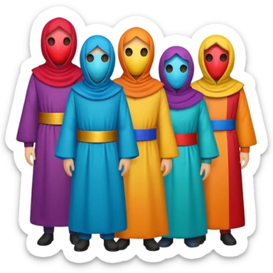 create an emoji for a group of actors with no face sticker