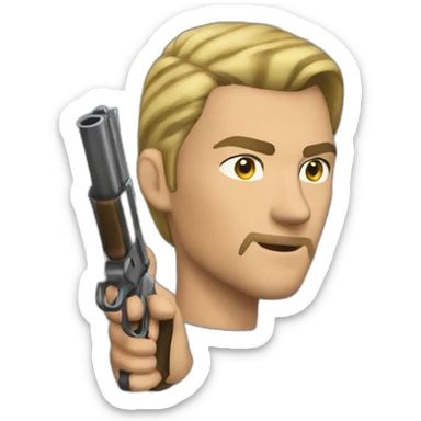 revolver-ocelot sticker