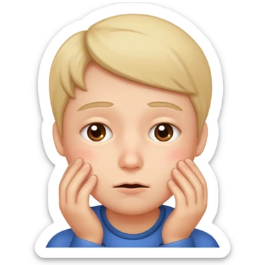 Embarrassed sticker