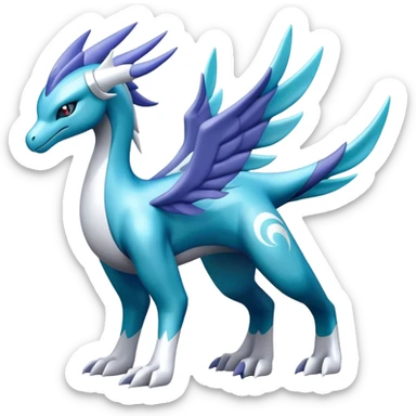 lugia-dialga-suicune-hybrid, full body sticker