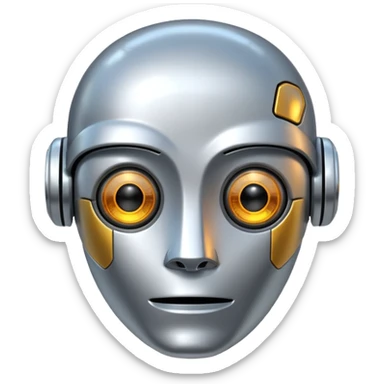 emoji yang mnggambarkan tentang teknologi AI sticker