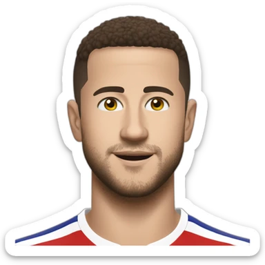 eden hazard au LOSC sticker