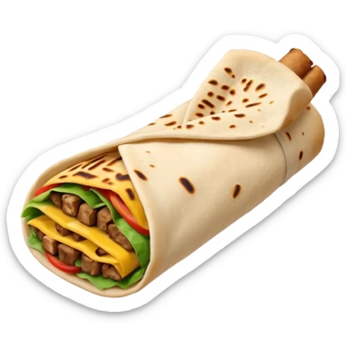 small shawarma sticker