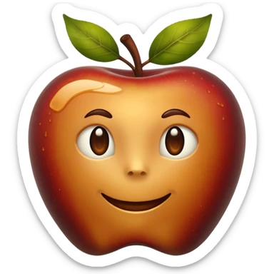 roasted apple sticker