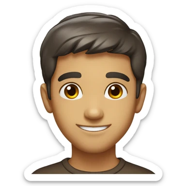 Shiny-with-happiness-dark-brown-eyes sticker