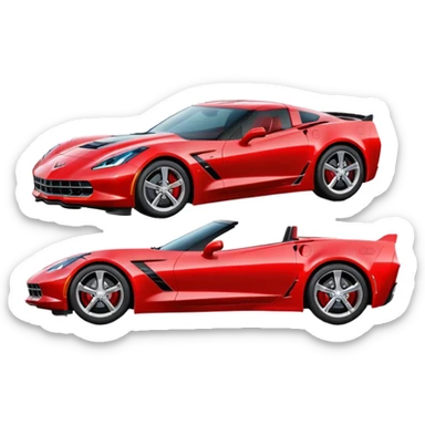 Corvette sticker