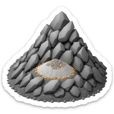 a pile of Ash sticker