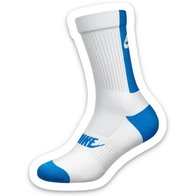 nike white socks sticker
