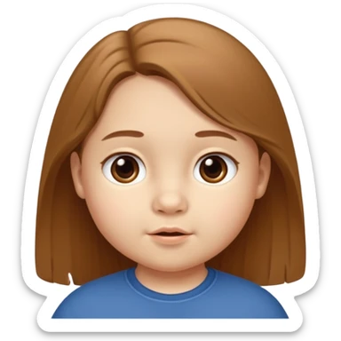 QUIERO QUE ME HAGAS A UN NIÑO DE 6 AÑOS, TIENE LA MELENITA UN POCO LARGA, LA CARITA ESTRECHA Y MOFLETES MUY BONITOS, OJOS MARRONES Y IEL CLARA, EL PELO UN PCOO MAS CLARO, LA BOCA UN POCO MAS GRANDE Y LA NARIZ UN PELIN MAS ANCHA DE ABAJO ES IN CHICOLA CARA ESTRECHA sticker