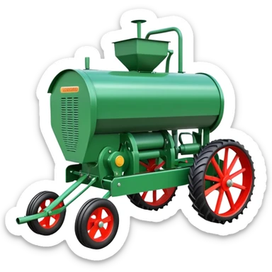 agricultural seeding machine, farm equipment for planting seeds sticker