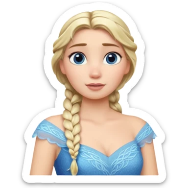 Elsa from the Frozen movie sticker