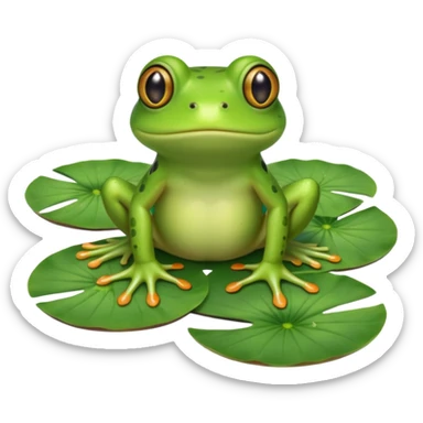 🐸 the the moment  sticker