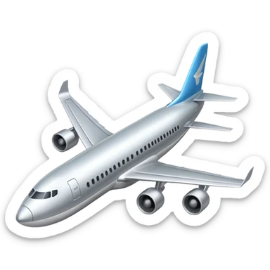 plane take off fother angle sticker