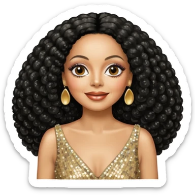 Diana Ross sticker