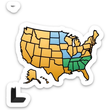 Midwestern United States Archaeology sticker