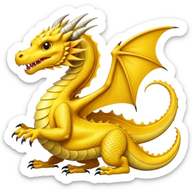 Slick dragon mixed cananoli dragon =yellow color:col <biner sticker