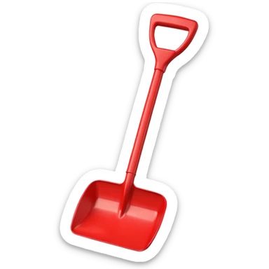 toy shovel sticker