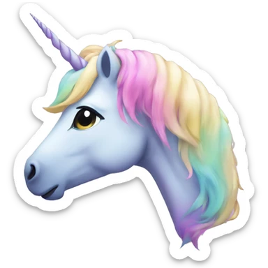 unicorn love sticker