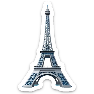 Eiffel tower with sea sticker
