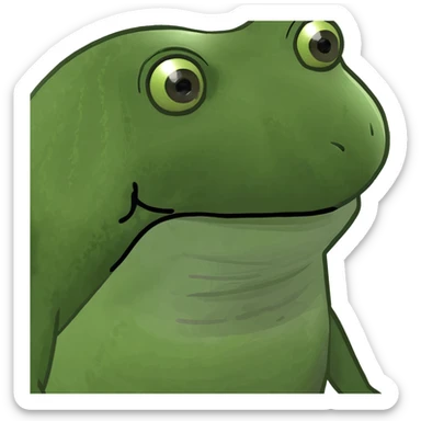 bufo frog proudly displaying the City of Montreal logo sticker