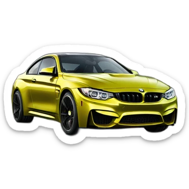 Bmw M4 Competitiom sticker